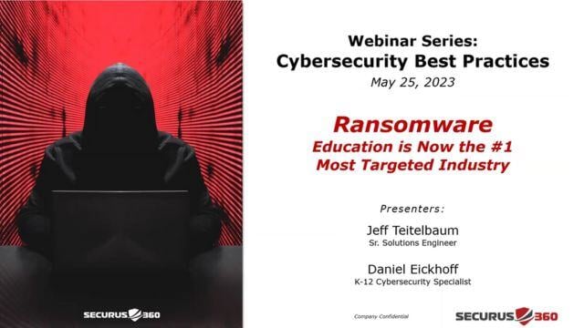 Ransomware Education is Now the #1 Most Targeted Industry